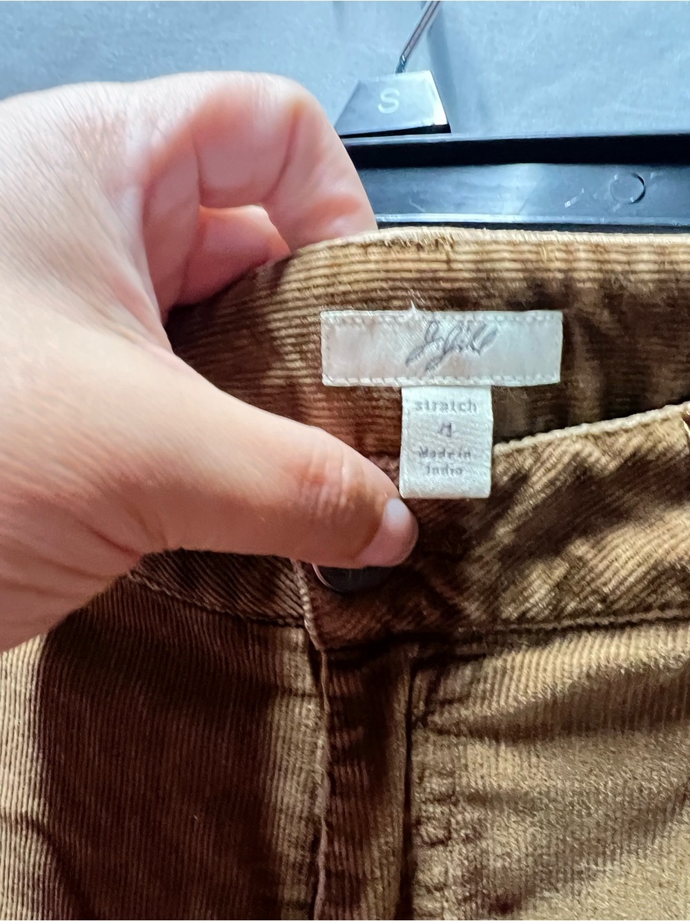 J. Jill Corduroy Pants in Warm Brown - Picture 2 of 8